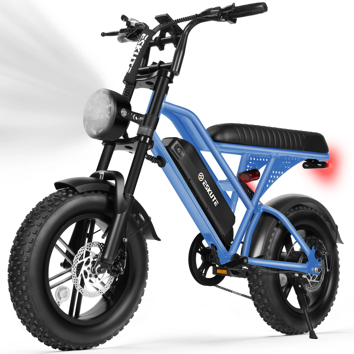 Eskute V100 Fat-Tire Electric Bike – 48V 13Ah, 16-Inch Tires