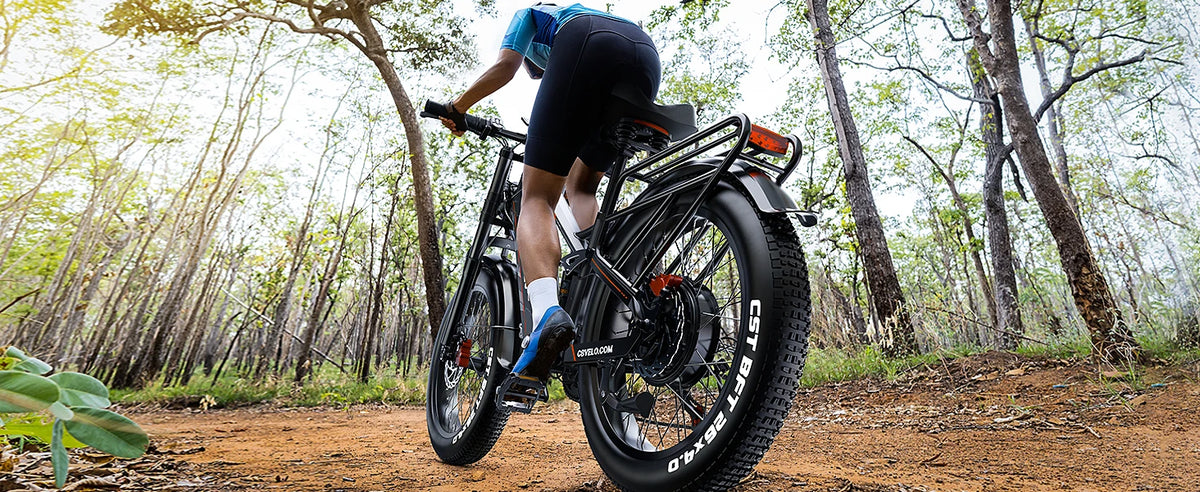 Cybervelo EK9 All-Terrain Fat-Tire Electric Bike – 26-Inch
