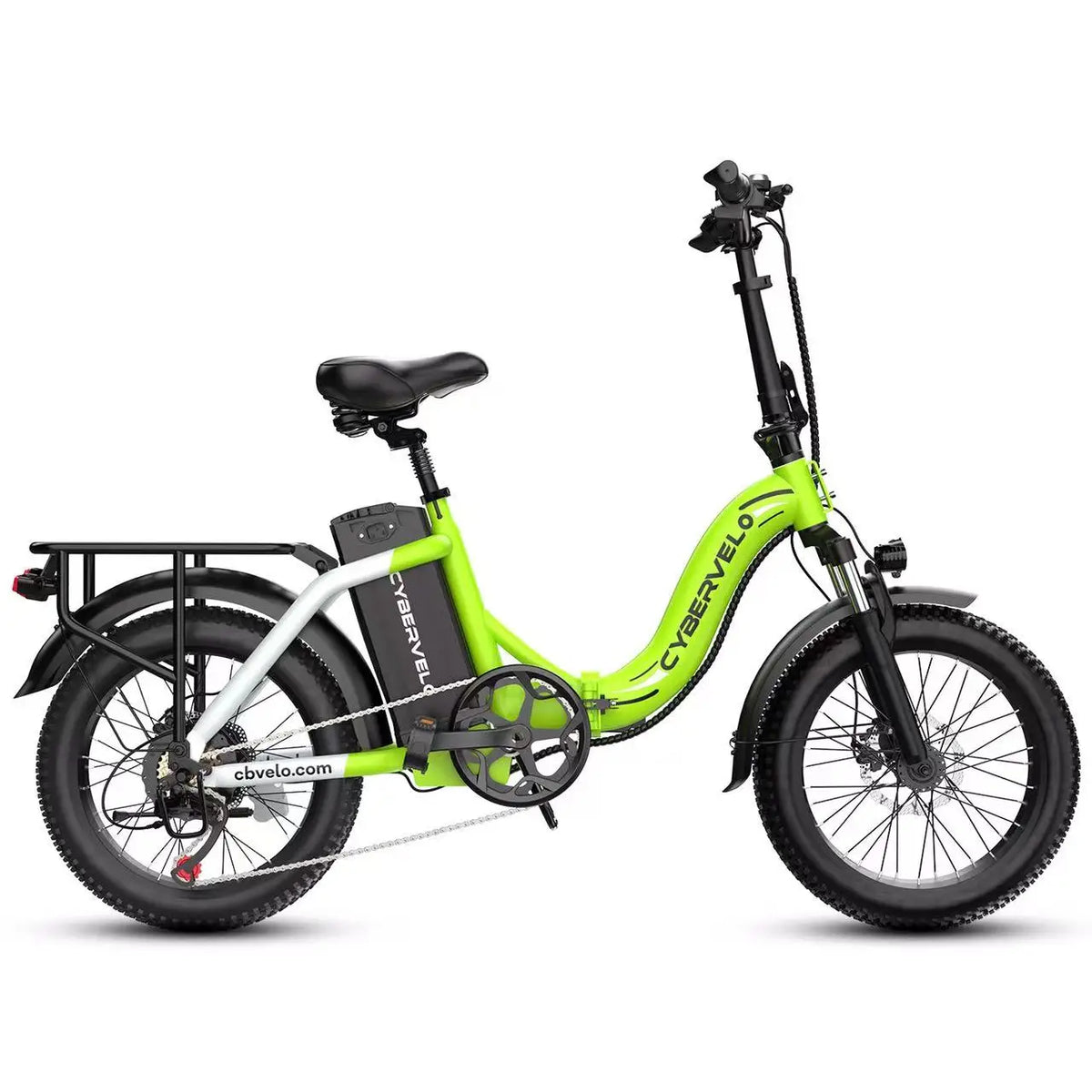 Cybervelo Mars700 Folding Fat-Tire Electric Bike – 48V 20.8Ah