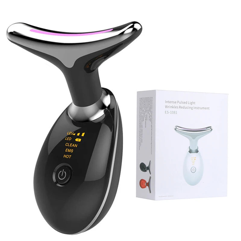 7-LED Face and Neck Sculpting Massager – Skin Rejuvenation Device