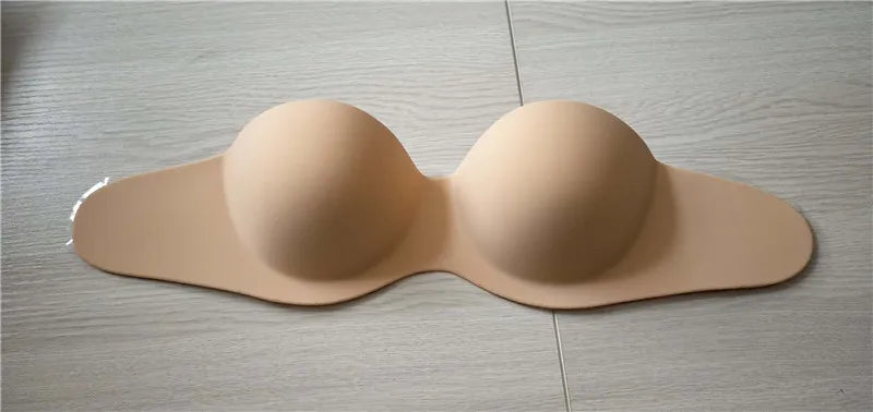 Reggiseno Push Up invisibile senza spalline in Silicone reggiseni appiccicosi autoadesivi copricapezzoli Dropship
