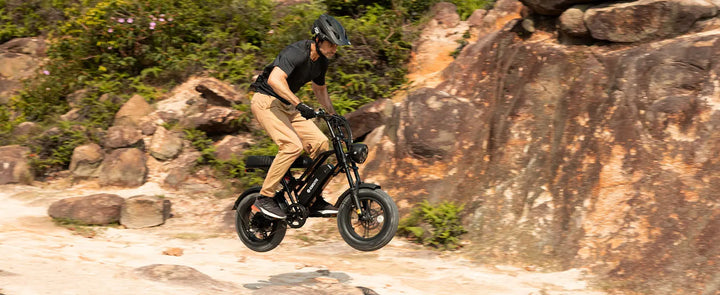 Eskute V100 Fat-Tire Electric Bike – 48V 13Ah, 16-Inch Tires