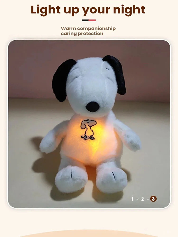 Peluche Snoopy con Respiro Ritmico Rilassante