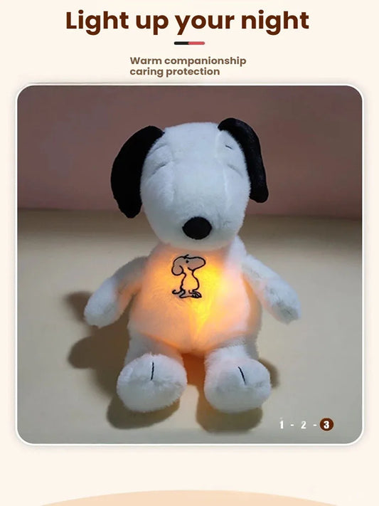 Peluche Snoopy con Respiro Ritmico Rilassante