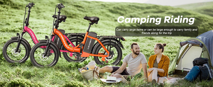 Cybervelo Mars700 Folding Fat-Tire Electric Bike – 48V 20.8Ah