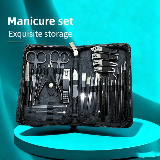 30-Piece Professional Stainless Steel Manicure Set