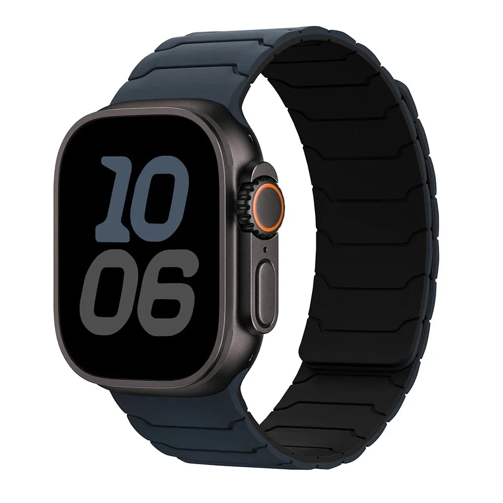 Magnetic Silicone Band for Apple Watch Ultra 2, Series 10/9/8/SE – All Sizes