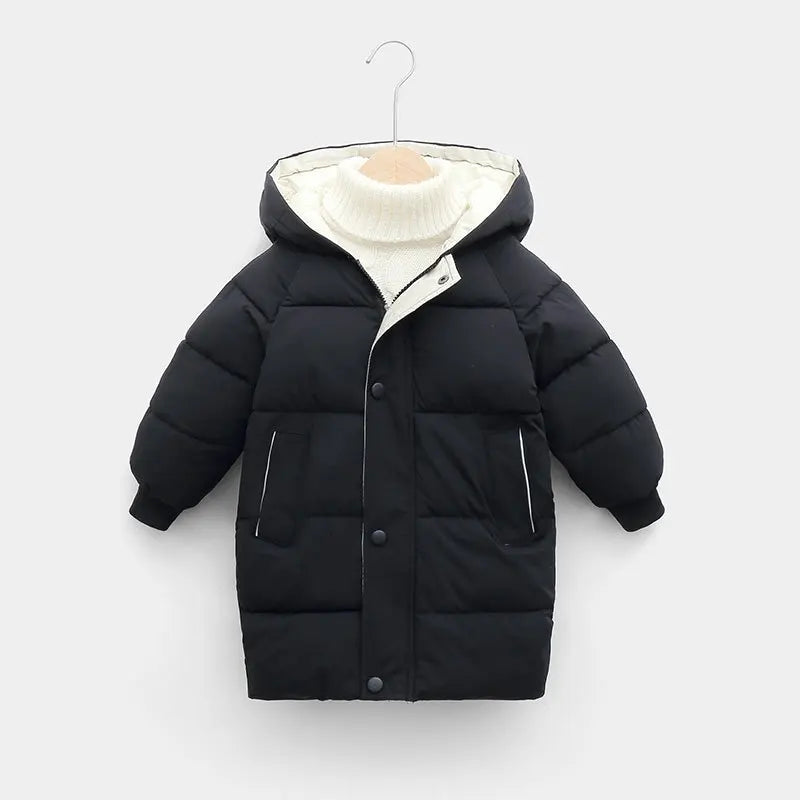 OLEKID 2025 Autunno Inverno Bambini Ragazzi Giacca Con Cappuccio Imbottiture di Cotone Spessore Caldo Ragazze Parka 1-10 Anni Bambini Cappotto Della Tuta Sportiva Del Bambino