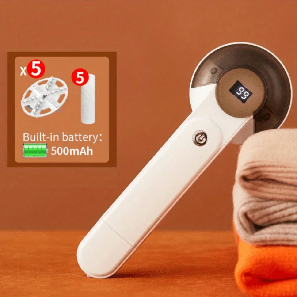 Fabric Shaver For Home Clothing Maintenance Removing Fuzz Balls Lint Fabric Pellets Tools Rechargeable 207x78mm ABS