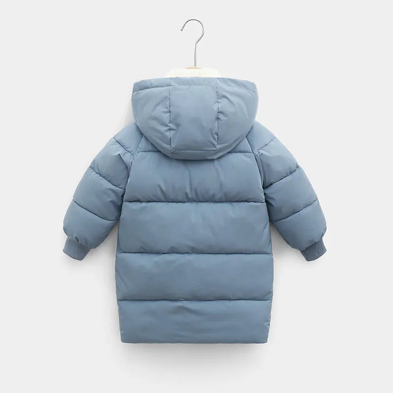OLEKID 2025 Autunno Inverno Bambini Ragazzi Giacca Con Cappuccio Imbottiture di Cotone Spessore Caldo Ragazze Parka 1-10 Anni Bambini Cappotto Della Tuta Sportiva Del Bambino