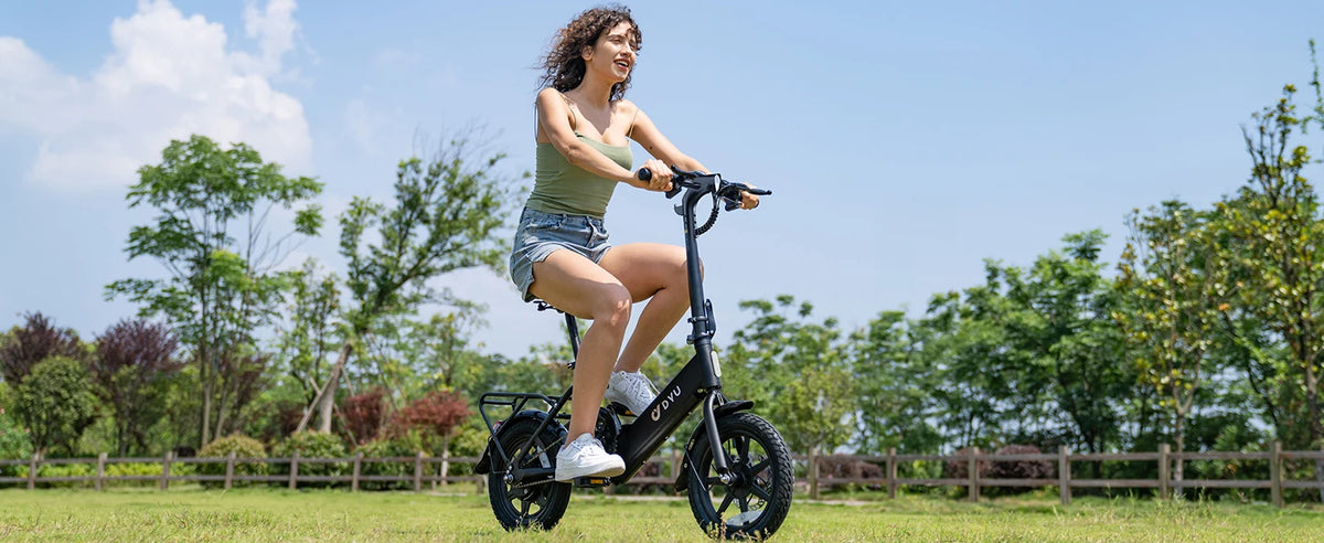 DYU C3 Mini Folding Electric Bike – 14-Inch, 36V Battery