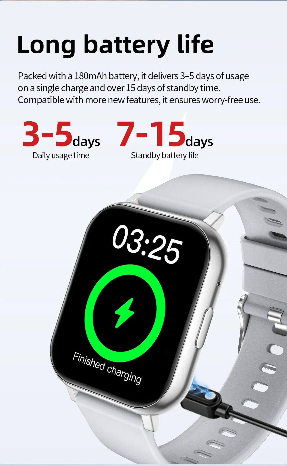 LIGE 2026 Smartwatch – Bluetooth Calling and Fitness Tracker for Everyone