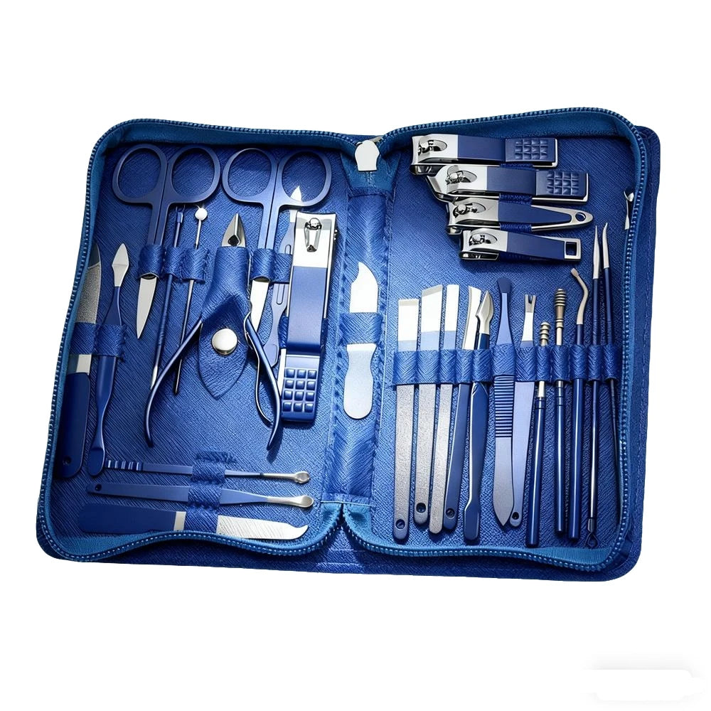 30-Piece Professional Stainless Steel Manicure Set