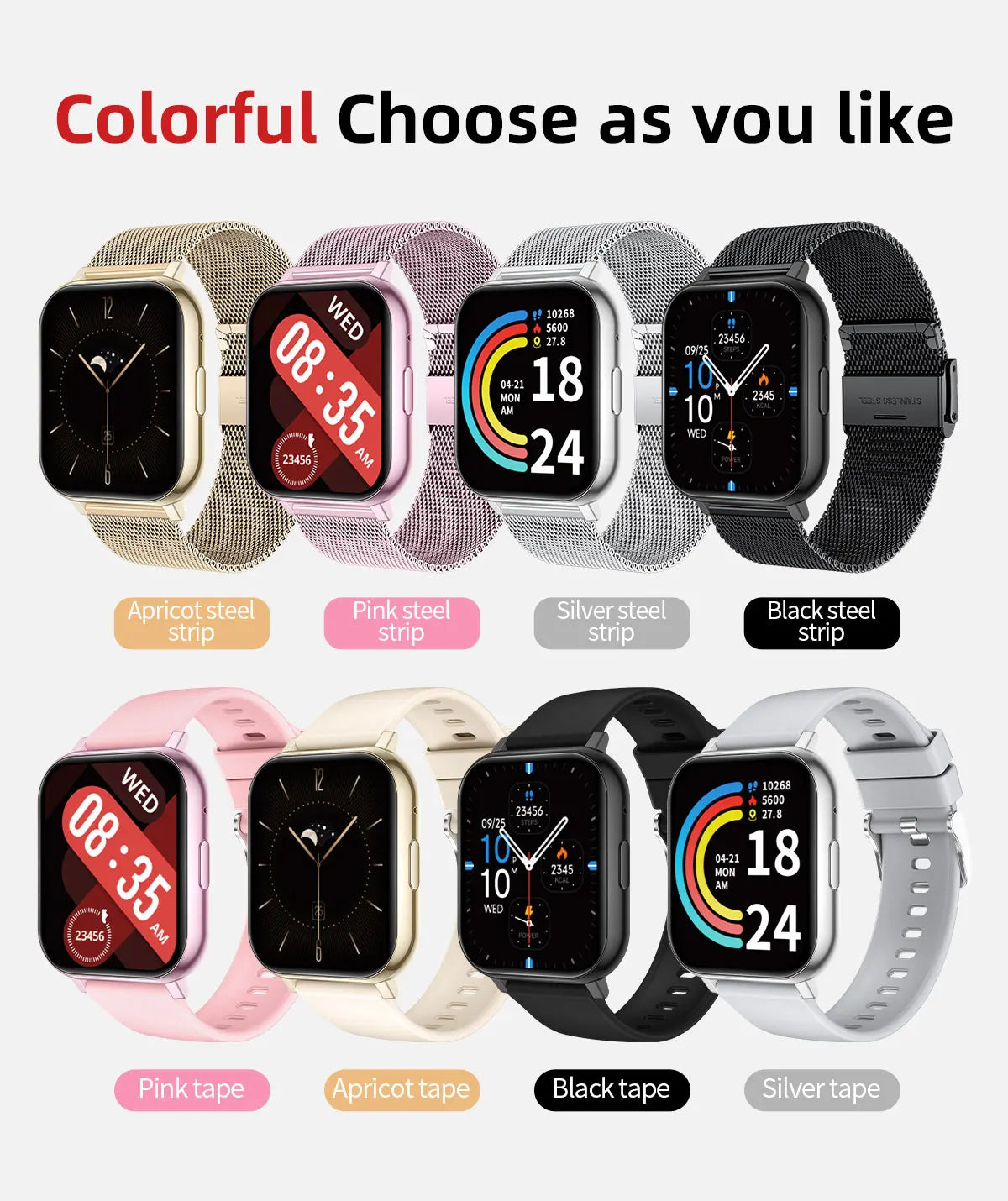 LIGE 2026 Smartwatch – Bluetooth Calling and Fitness Tracker for Everyone