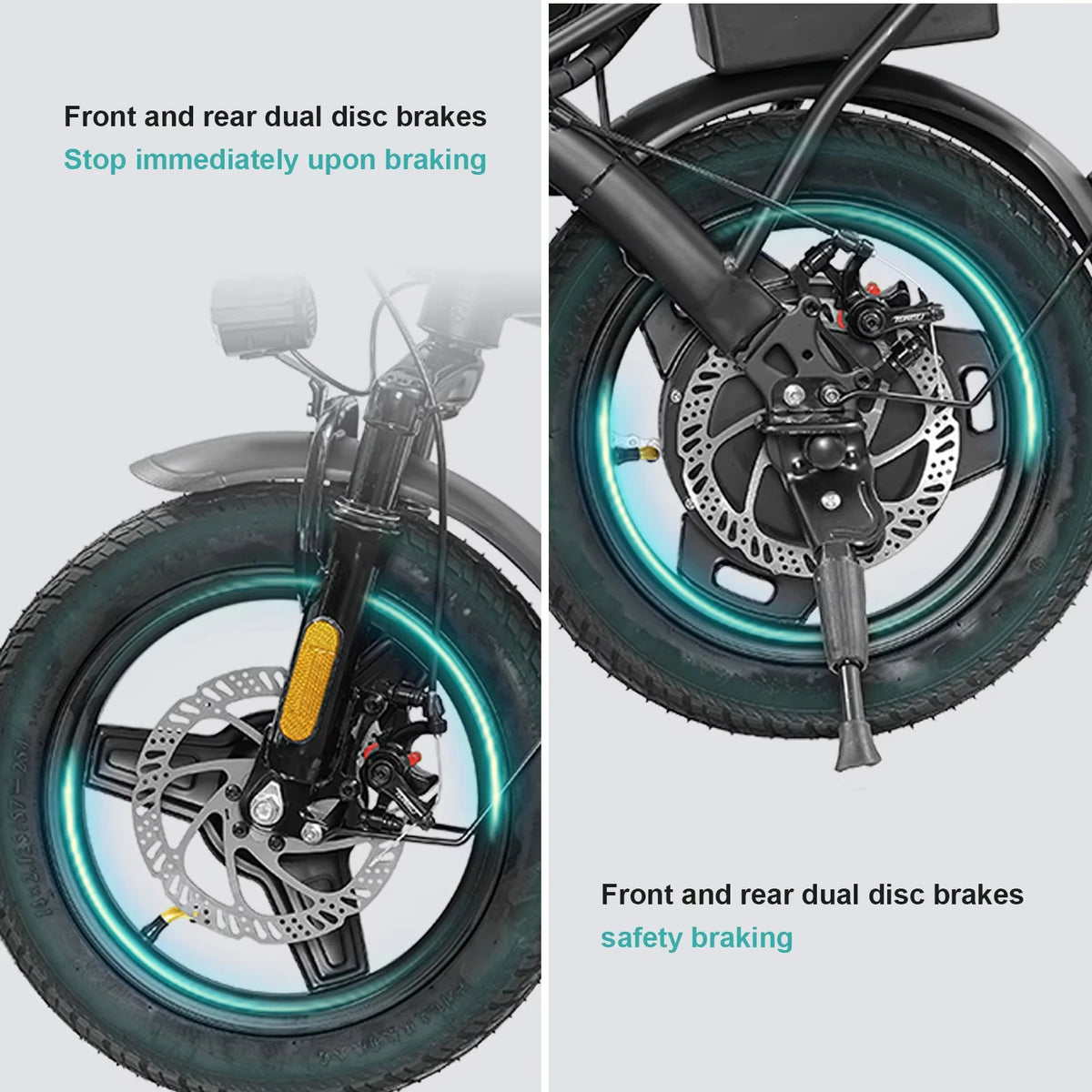14-Inch Folding Electric Commuter Bike – 48V Battery