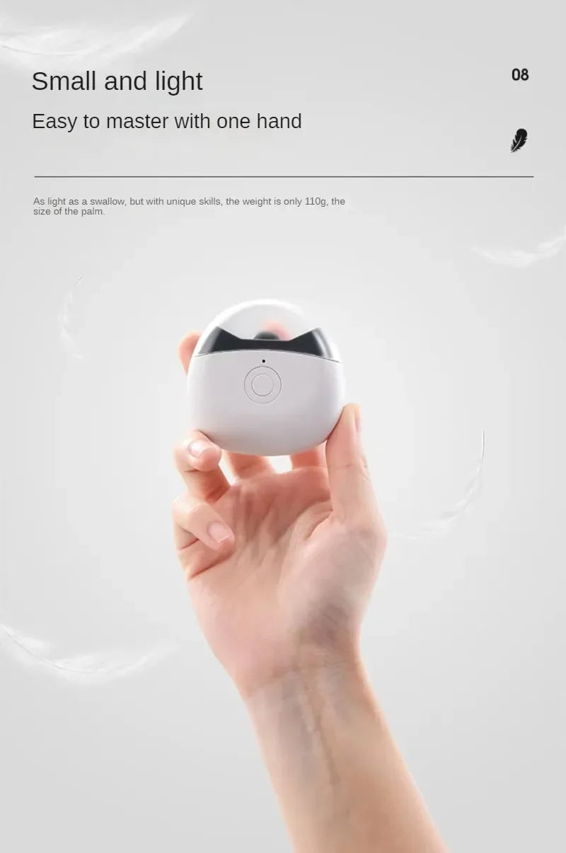 2-in-1 Electric Nail File and Nail Grinder, Automatic Nail Clipper for Adults and Kids with Safe Anti-Pinch Design