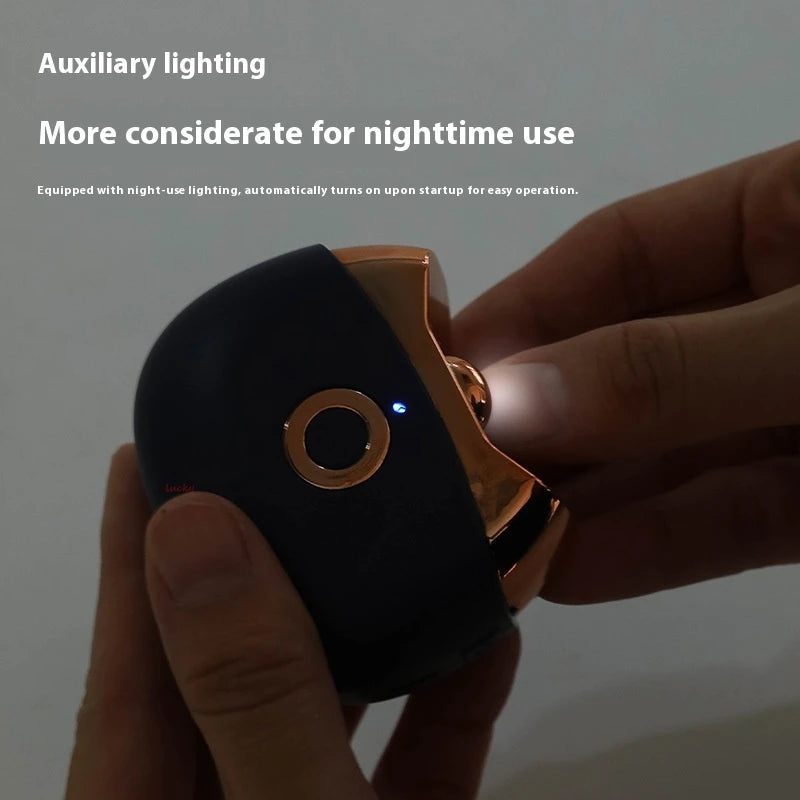 2-in-1 Electric Nail File and Nail Grinder, Automatic Nail Clipper for Adults and Kids with Safe Anti-Pinch Design