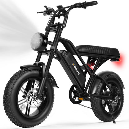 Eskute V100 Fat-Tire Electric Bike – 48V 13Ah, 16-Inch Tires
