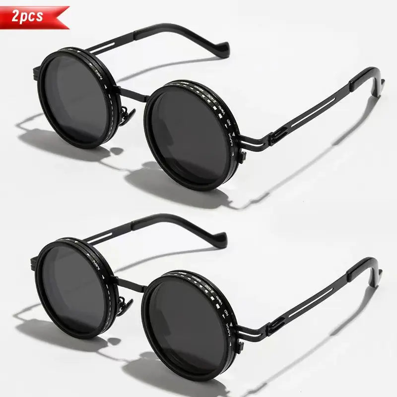 Handmade ND9 Polarized Sunglasses – Adjustable Darkening and UV400 Protection