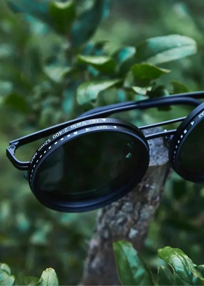 Handmade ND9 Polarized Sunglasses – Adjustable Darkening and UV400 Protection