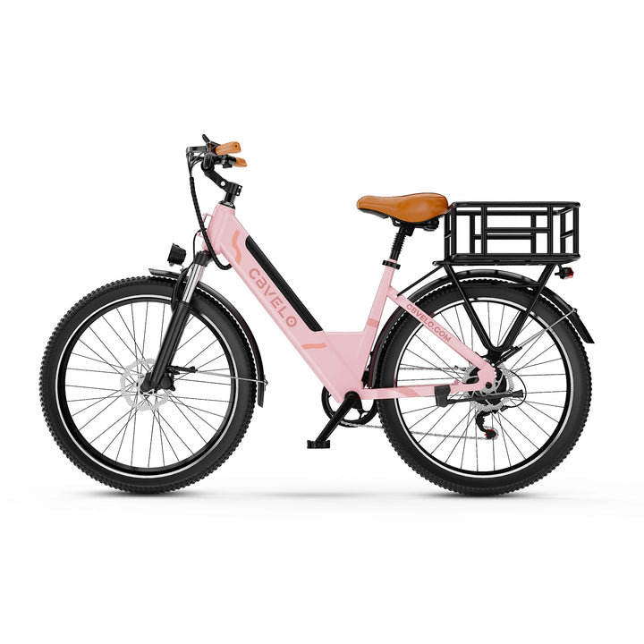 Cybervelo EK2 Step-Through Electric Bike – 26-Inch, 48V