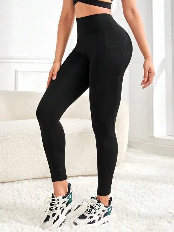 Women's High Waisted Yoga Leggings with Pockets