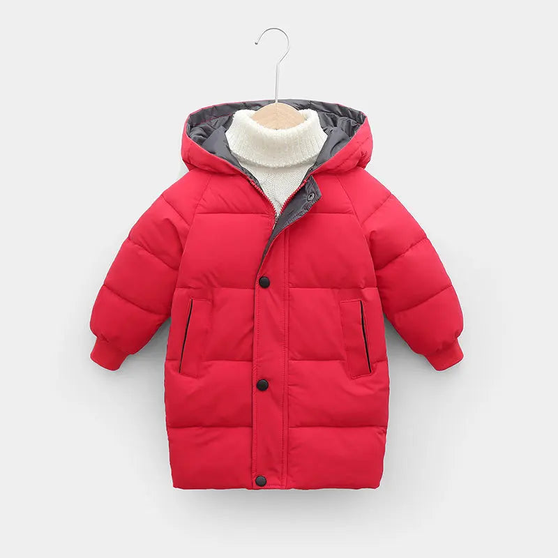 OLEKID 2025 Autunno Inverno Bambini Ragazzi Giacca Con Cappuccio Imbottiture di Cotone Spessore Caldo Ragazze Parka 1-10 Anni Bambini Cappotto Della Tuta Sportiva Del Bambino