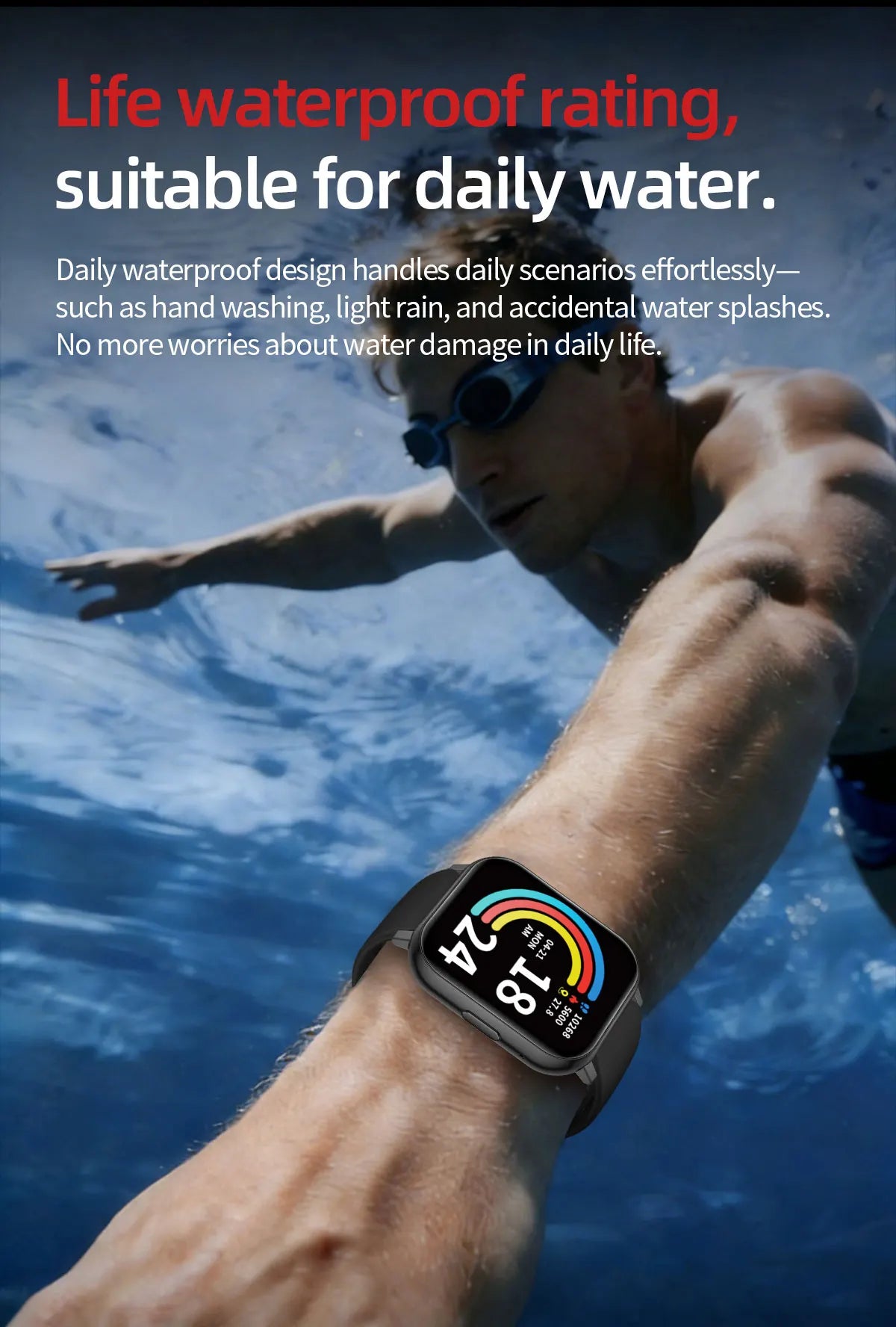 LIGE 2026 Smartwatch – Bluetooth Calling and Fitness Tracker for Everyone