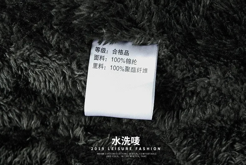 Nuovi uomini invernali Parka con cappuccio Piumini lunghi casual in pile Giacche calde per utensili Cappotti invernali maschili all'aperto di buona qualità Taglia 5