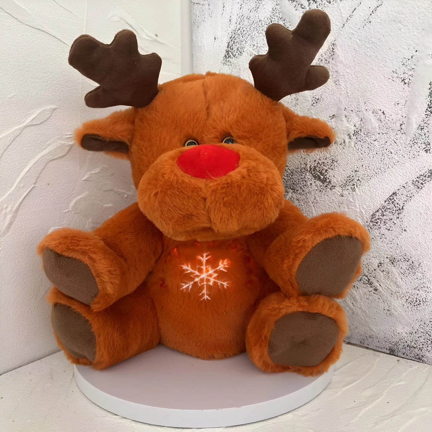Peluche con Renna di Natale per Respirazione Rilassante