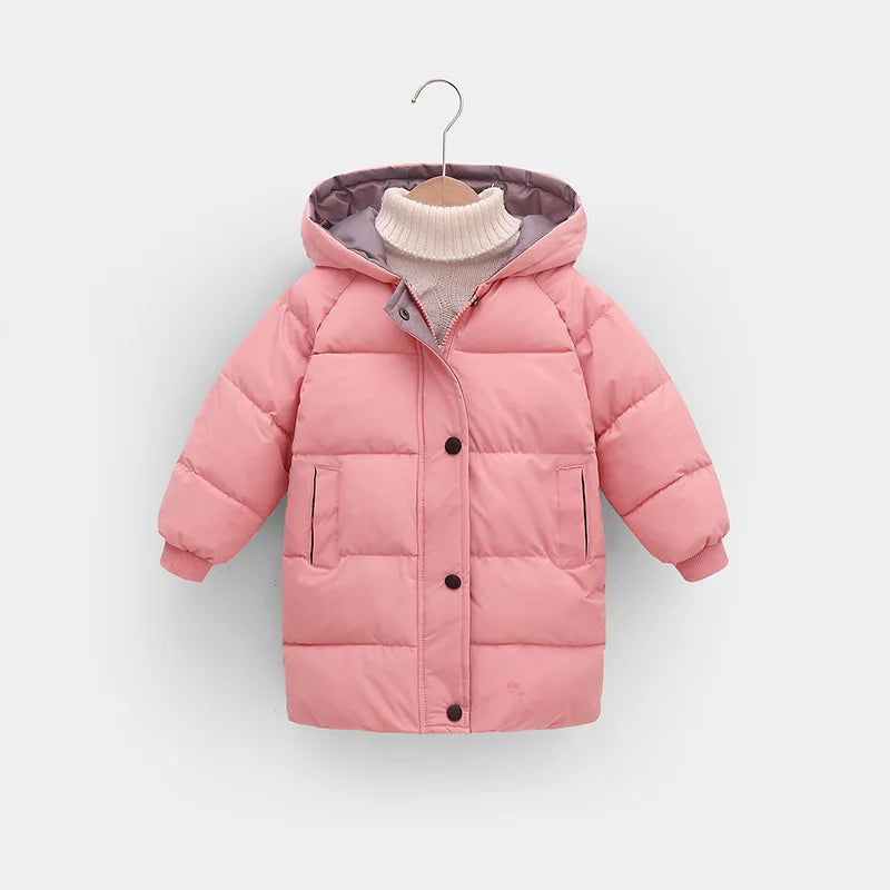 OLEKID 2025 Autunno Inverno Bambini Ragazzi Giacca Con Cappuccio Imbottiture di Cotone Spessore Caldo Ragazze Parka 1-10 Anni Bambini Cappotto Della Tuta Sportiva Del Bambino