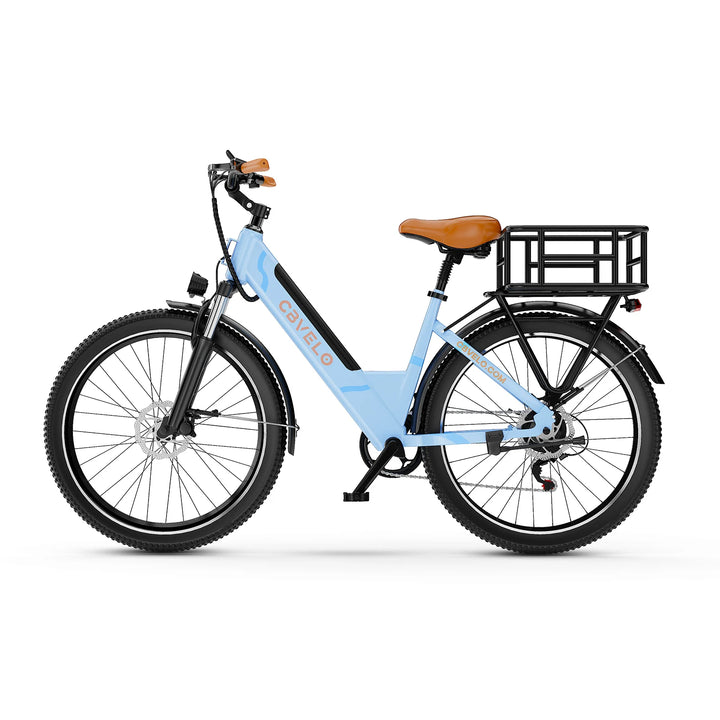 Cybervelo EK2 Step-Through Electric Bike – 26-Inch, 48V