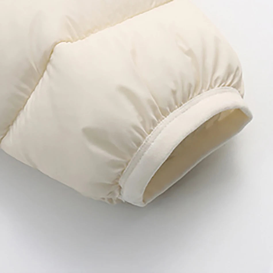 Piumino con cappuccio per il tempo libero per bambini per ragazze Parka 2025 Autunno Inverno Nuovi neonati maschi Cappotti caldi Cerniera Capispalla Abbigliamento per bambini