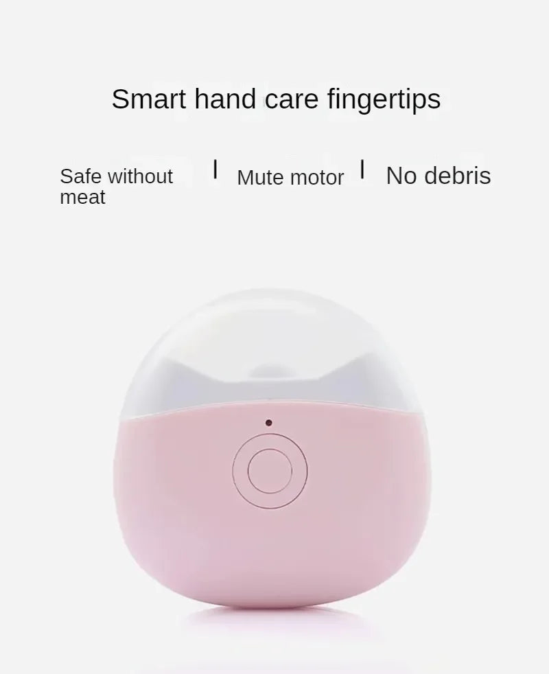 2-in-1 Electric Nail File and Nail Grinder, Automatic Nail Clipper for Adults and Kids with Safe Anti-Pinch Design