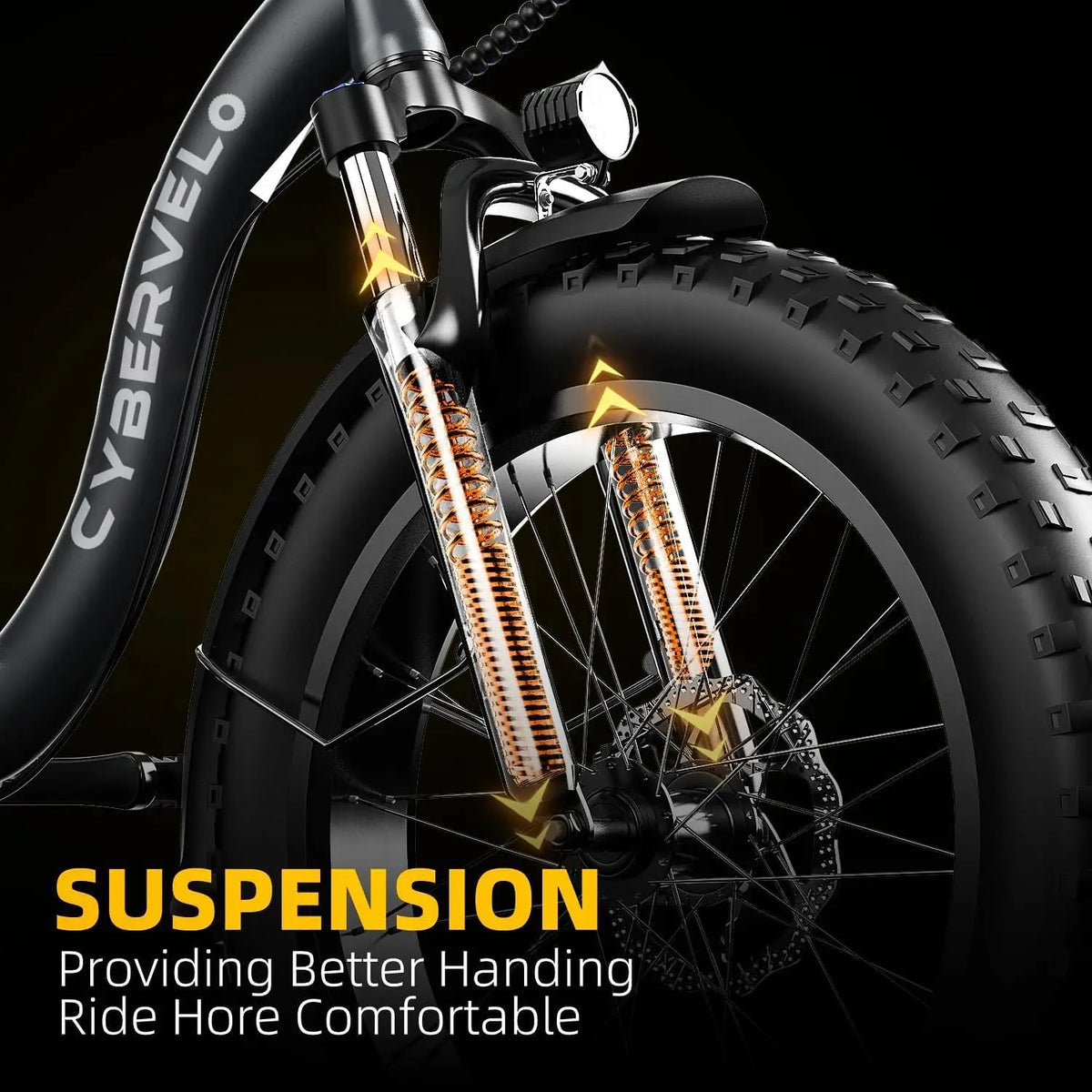 Cybervelo Mars700 Folding Fat-Tire Electric Bike – 48V 20.8Ah
