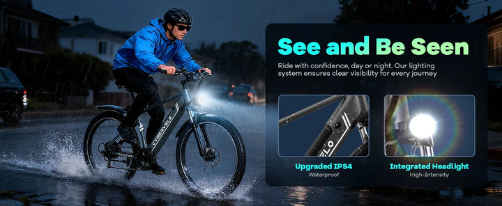 Cybervelo EK3 26-Inch Electric Bike – 48V 14Ah Battery