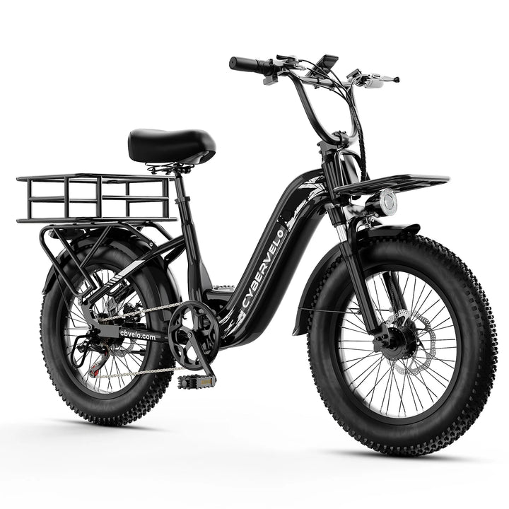 Cybervelo EK8 / EK12 Step-Through Electric Bike – 48V 20Ah
