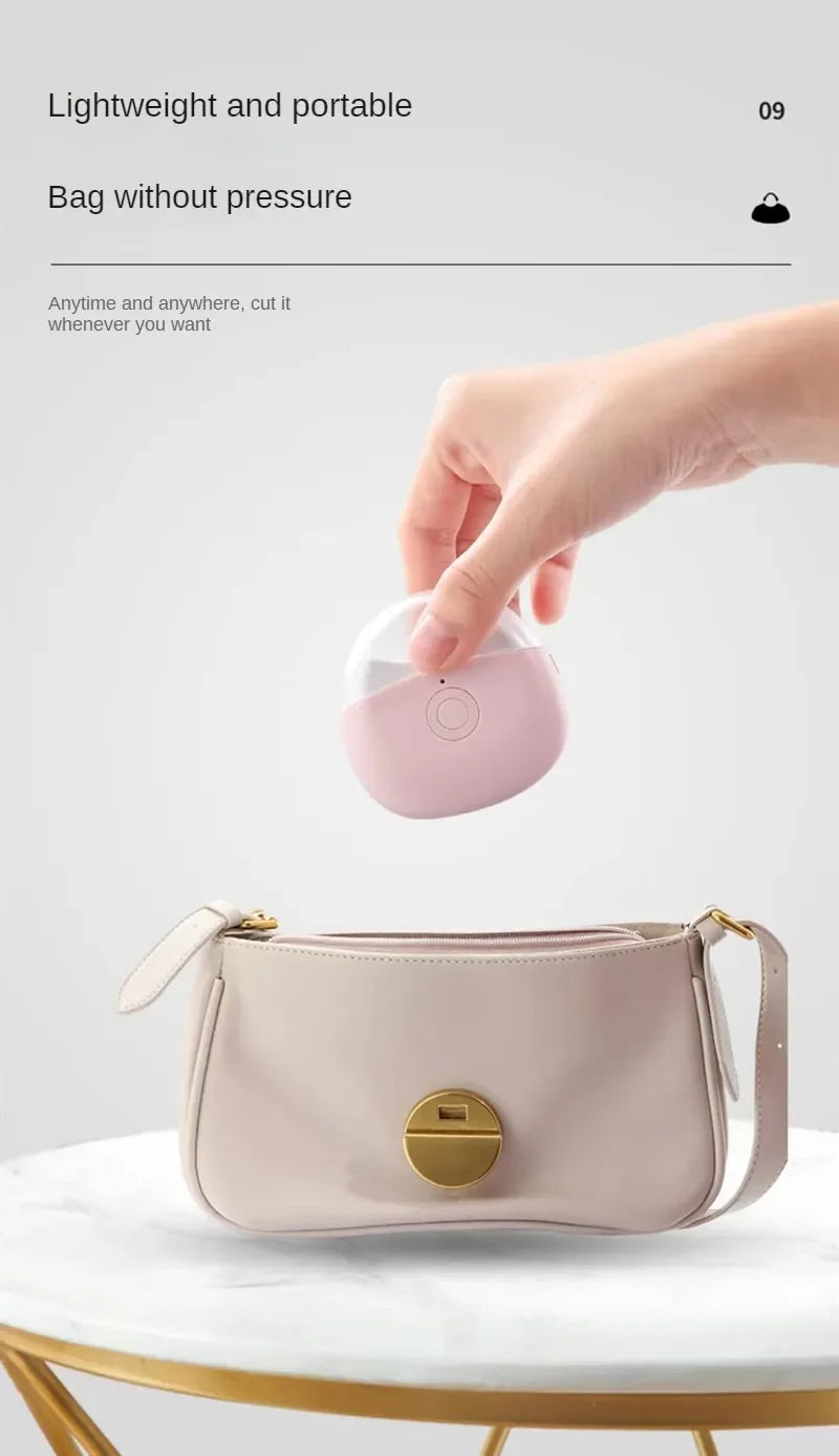 2-in-1 Electric Nail File and Nail Grinder, Automatic Nail Clipper for Adults and Kids with Safe Anti-Pinch Design